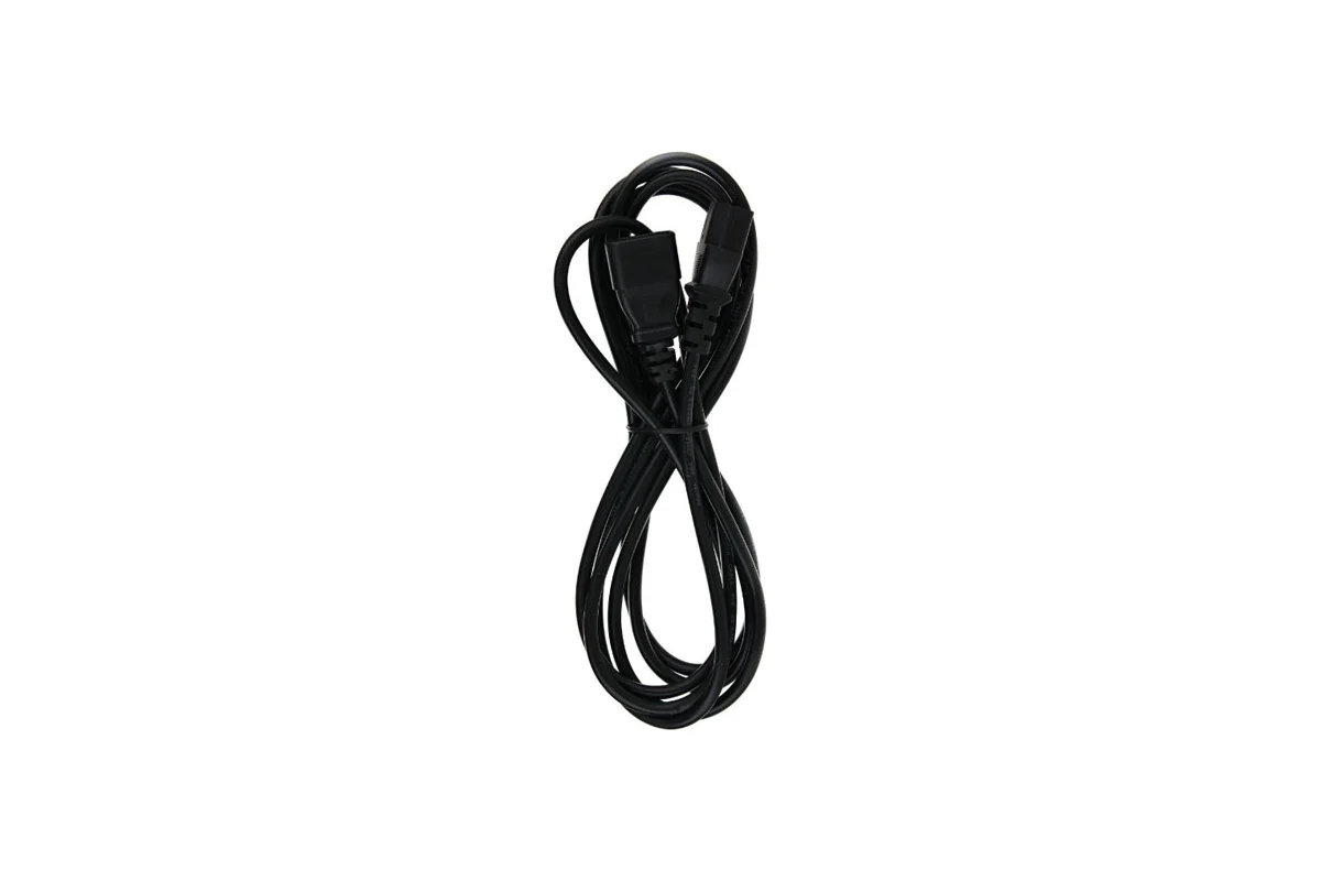 Кабель питания Telecom TE001-CU0.75-3M, IEC-320-C13–IEC-320-C14, 3 м, 3×0,75 мм², медь