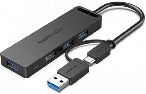 USB-хаб Vention CHTBB, USB-C + 4×USB 3.0, 0.15 м