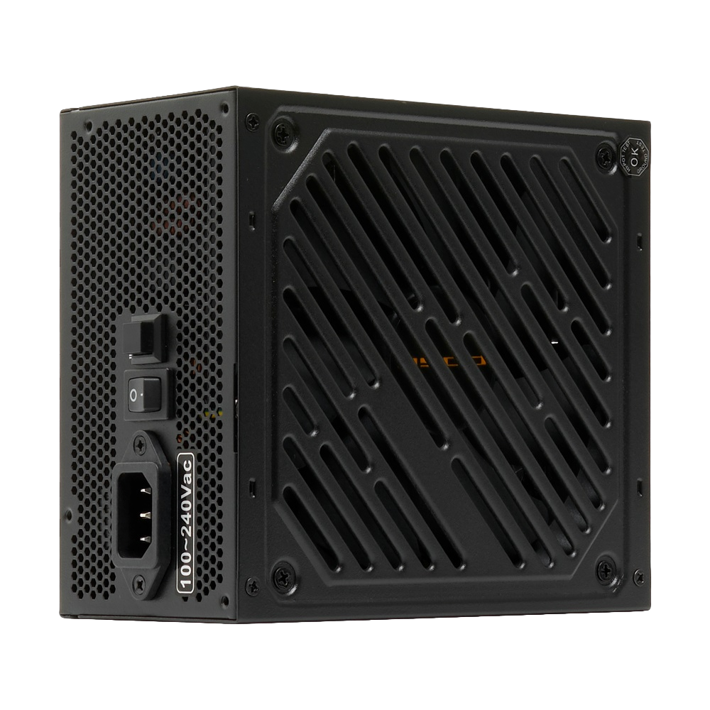 Блок питания HSPD HST-1200GF-BK, 1200 Вт, ATX 2.52, 80 PLUS Gold, модульный