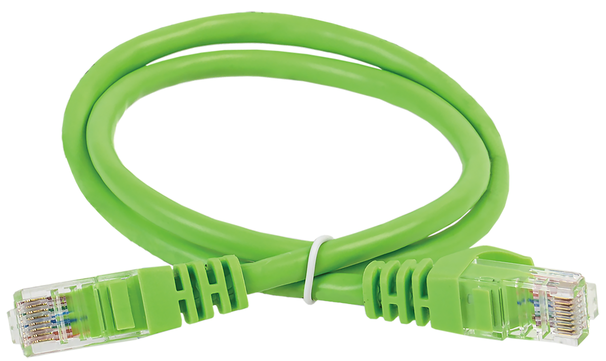 Патч-корд ITK PC02-C5EU-3M-G, UTP Cat.5e, 3 м, зелёный