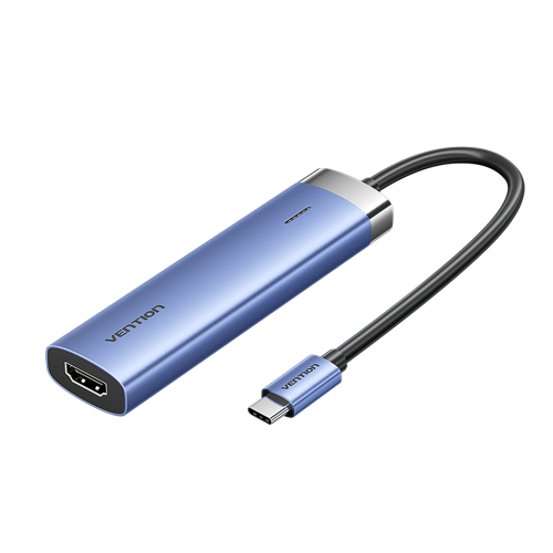 Хаб Vention TGESB, USB Type-C, 5 в 1: 3×USB 3.0, HDMI