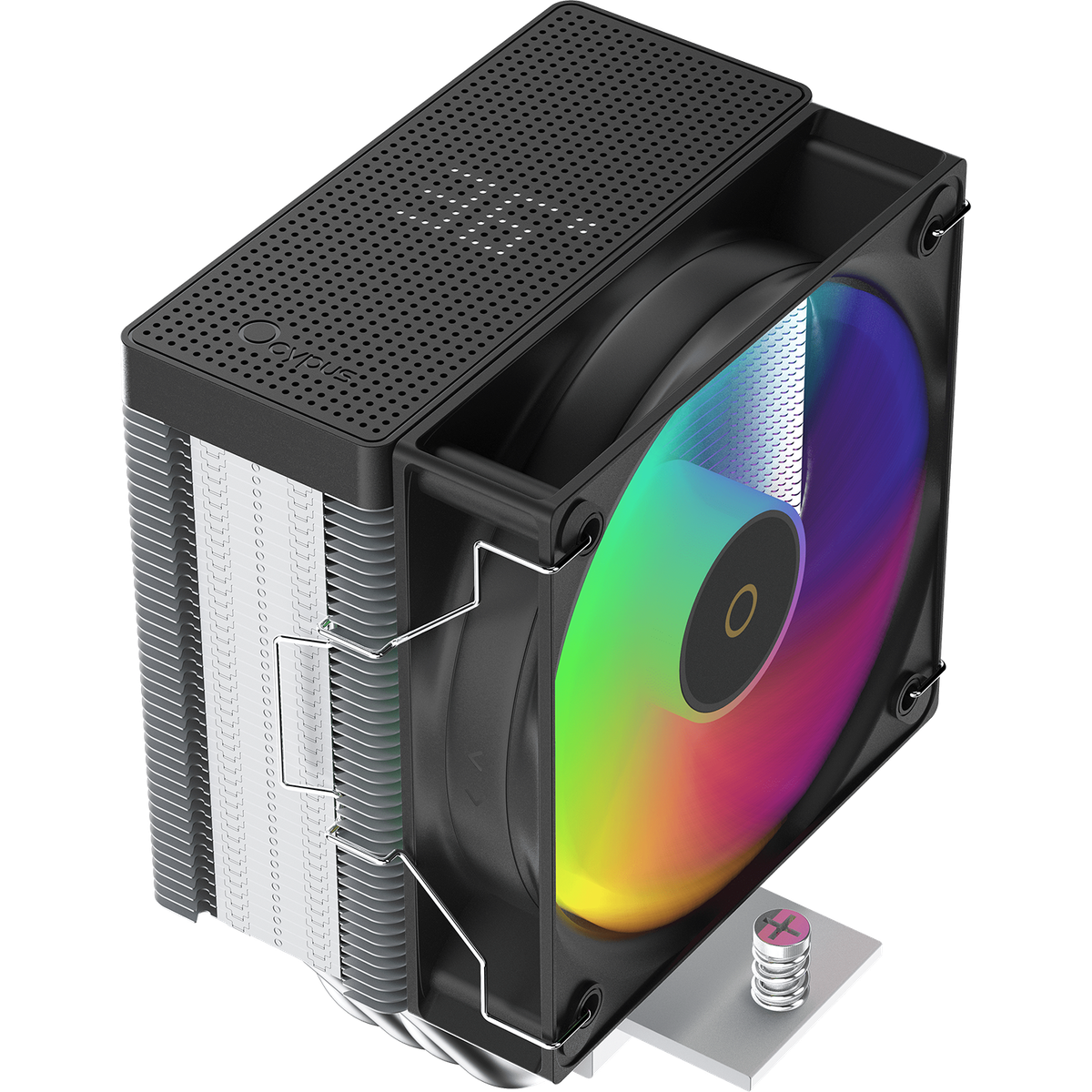 Кулер для процессора Ocypus Gamma A40 BK ARGB Digital, 200 Вт, 4 тепловые трубки, 100 мм, 2400 об/мин