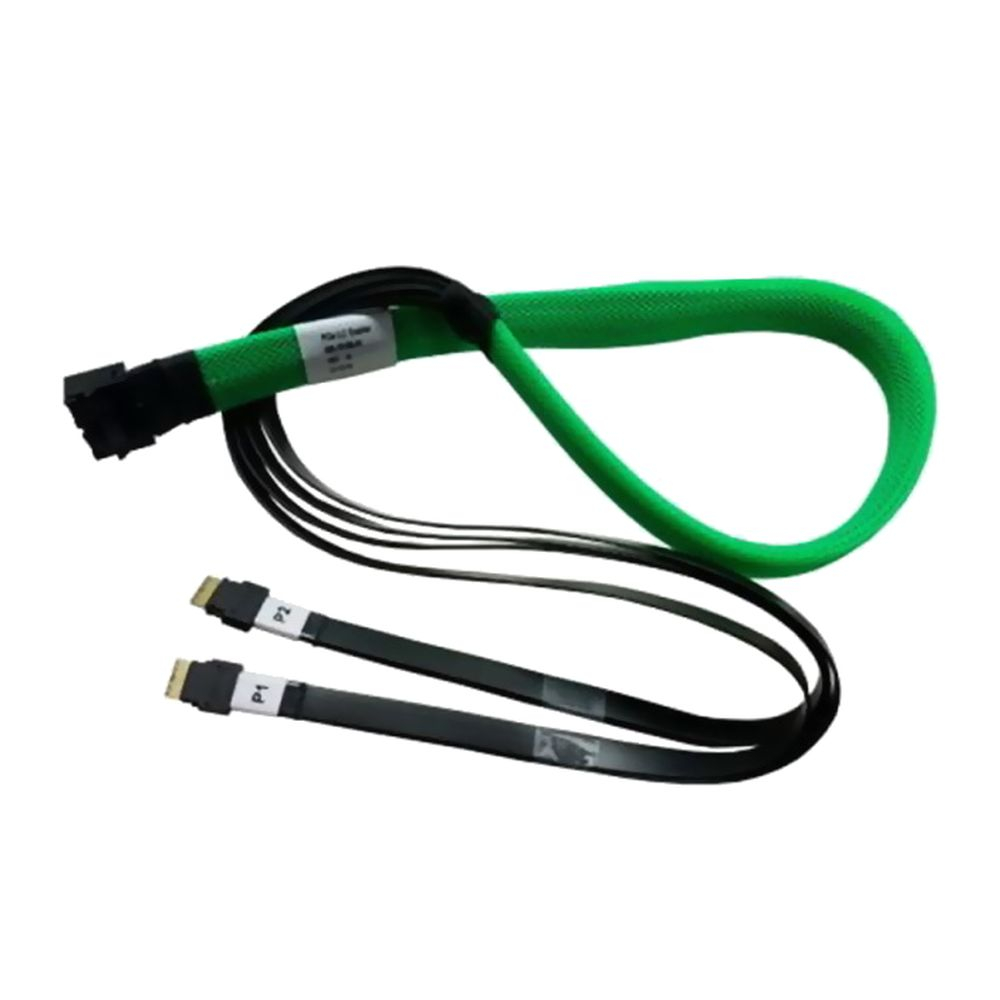 Кабель Broadcom 05-60004-00, Slimline SAS x8 (SFF-8654) — 2× Slimline SAS x4, 1 м