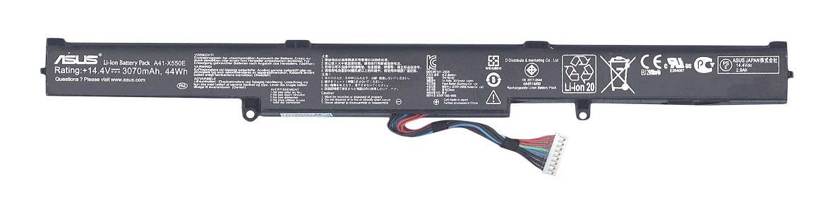 Аккумулятор Прочее A41-X550E для ноутбуков Asus, 14.4 В, 44 Вт·ч