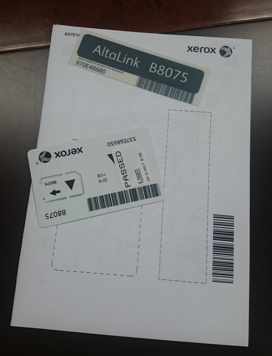 Ключ инициализации Xerox ALTALINK B8045, 097S04854
