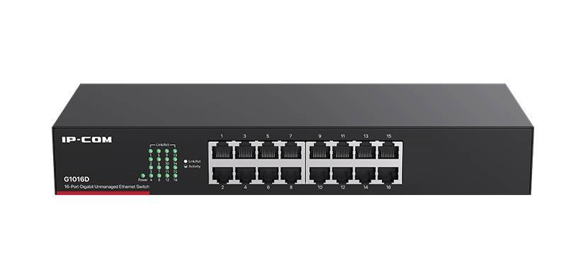 Коммутатор IP-COM G1016D, неуправляемый, 16×1GbE