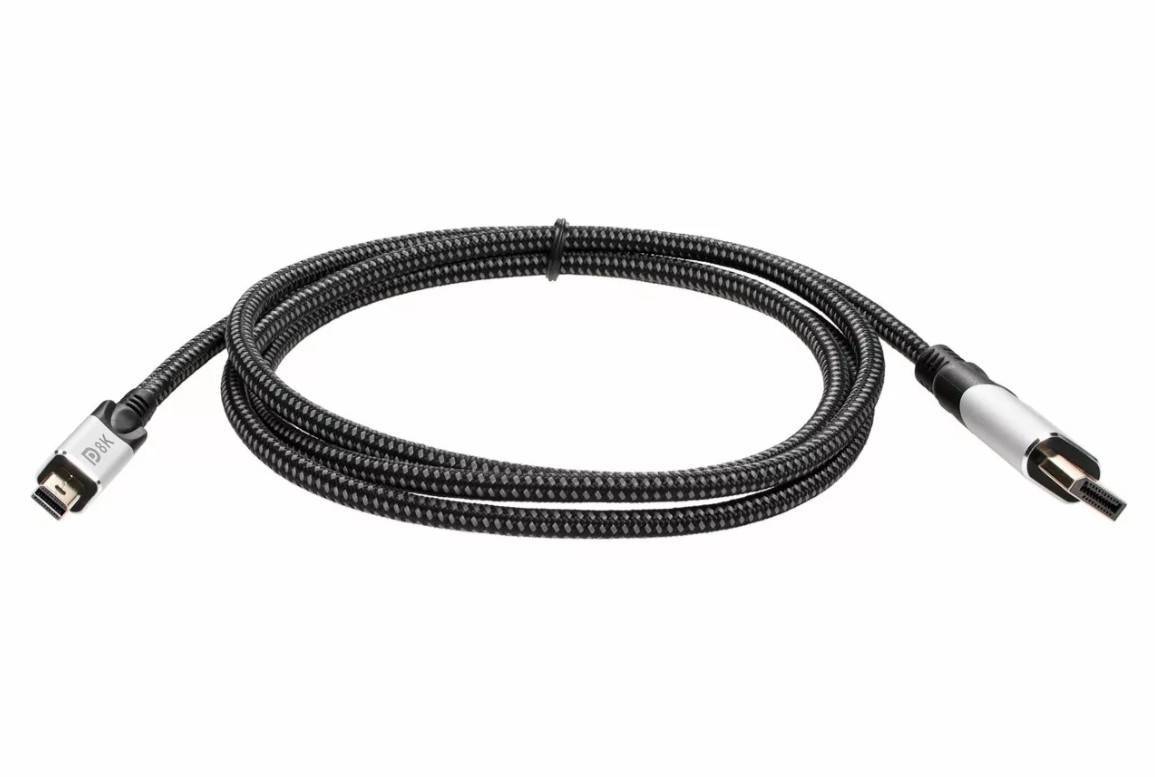 Кабель-переходник VCOM CG685-1.5M, Mini DisplayPort M — DisplayPort M, 1.4V, 1,5 м, медь