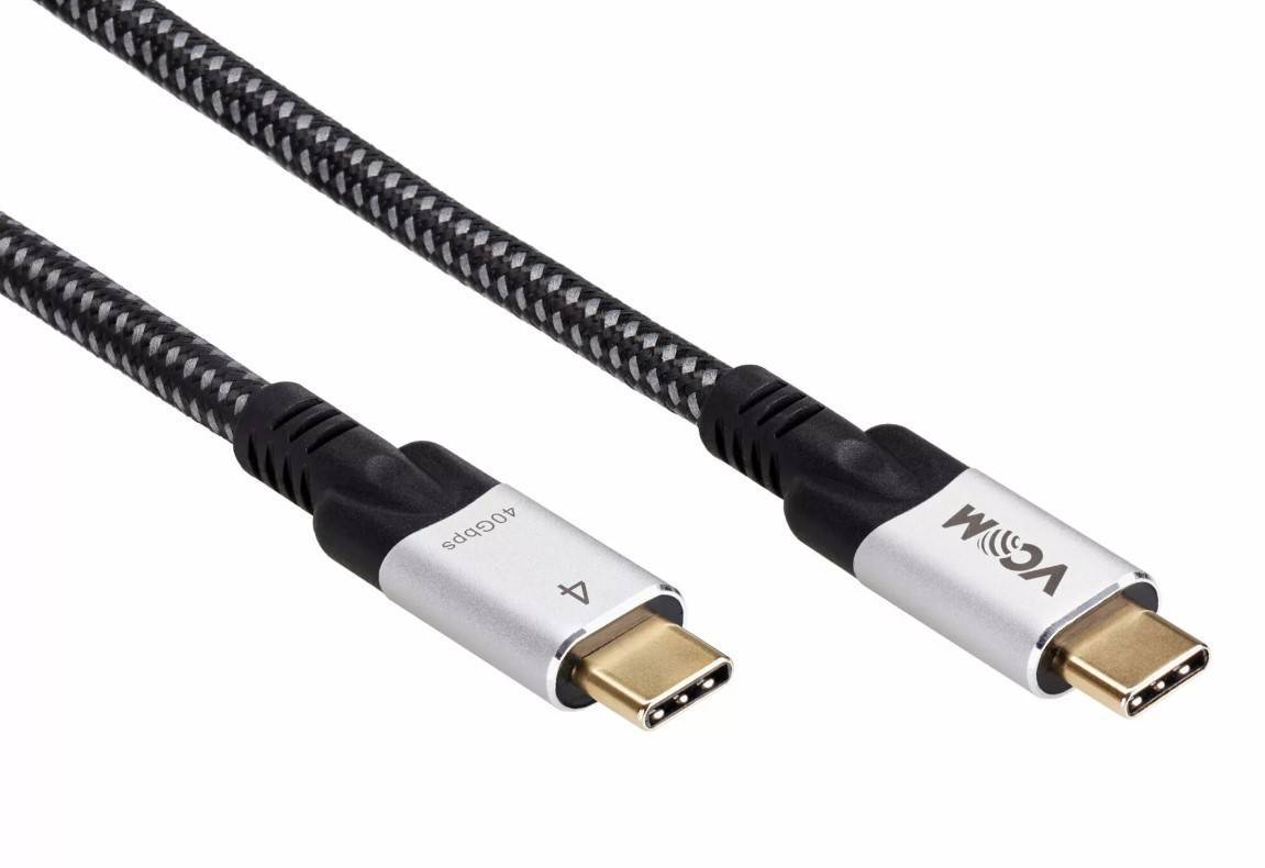 Кабель VCOM CU560-1.5M, USB4 Type-C — Type-C, 40 Гбит/с, PD 240 Вт, 1.5 м