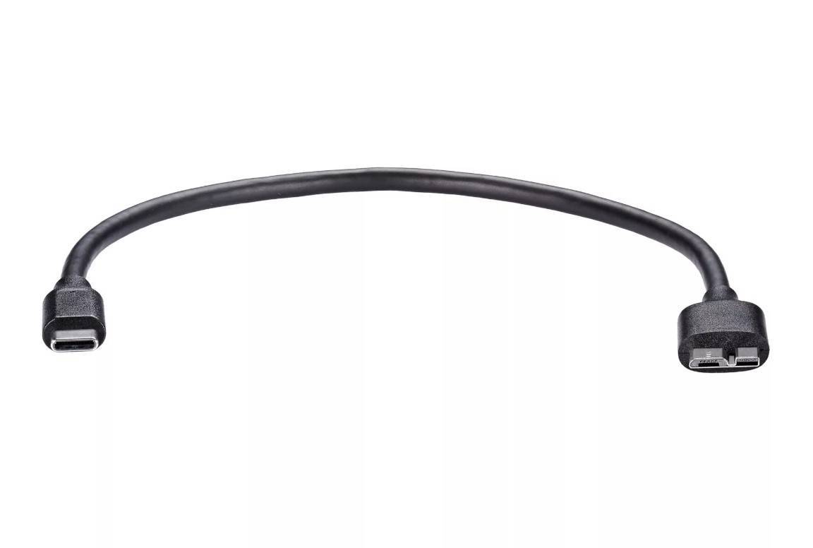 Кабель VCOM TUS713-0.3M, USB 3.0 Type-C — Micro B, 0,3 м