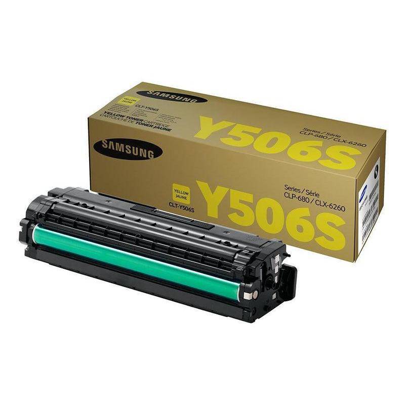 Картридж Samsung CLT-Y506S/SEE, желтый, 1500 страниц, для CLP-680/CLX-6260