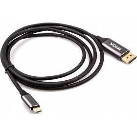 Кабель-адаптер VCOM CU422MC-1.8M, USB 3.1 Type-C — DisplayPort, 1.8 м, 4K@60Hz