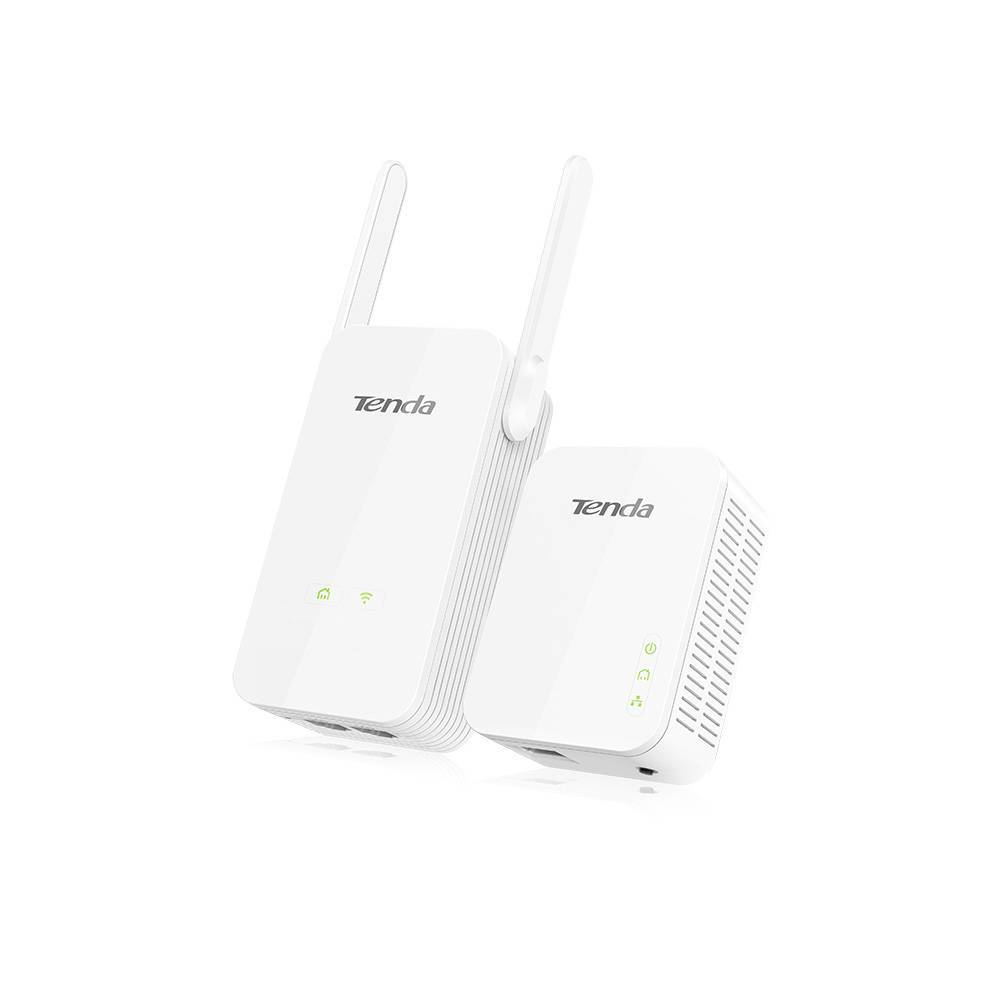Набор PowerLine-адаптеров Tenda PH5, 1000 Мбит/с, 2 шт, Wi-Fi 2.4 ГГц 300 Мбит/с