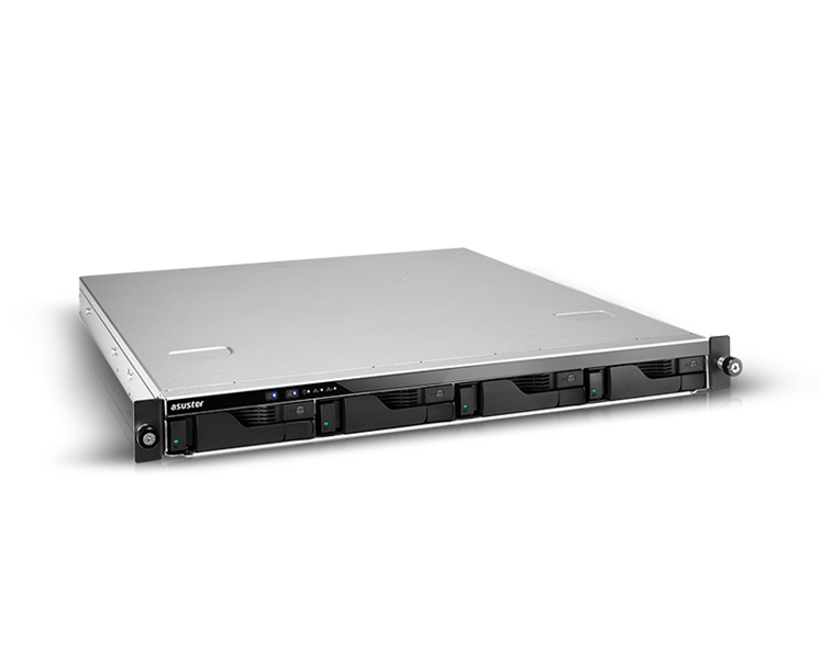 СХД Asustor AS6504RS, 4Bay, Atom C3538, 8ГБ DDR4, 2×1GbE
