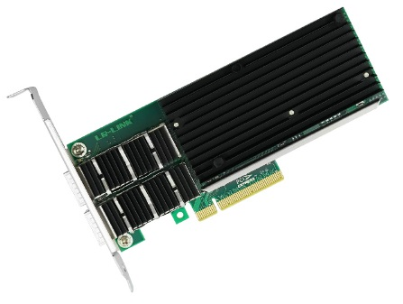 Сетевой адаптер Lr-Link LREC9902BF-2QSFP+, 2×QSFP+ 40G, PCIe 3.0 x8