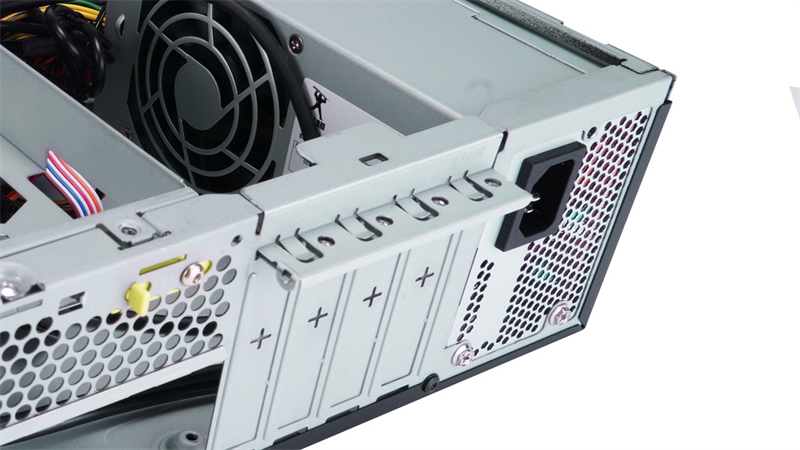 Корпус IN WIN CK709, Slim, Micro-ATX/mini-ITX, БП 300 Вт PM-300TFX 80+ Bronze, чёрный