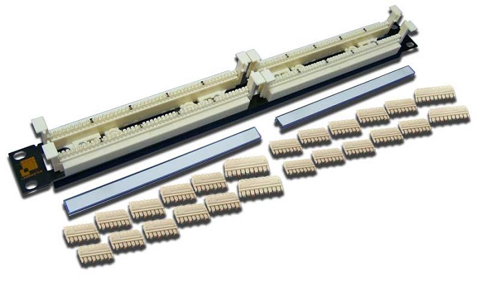 Патч-панель LANMASTER LAN-RS110-100FT, 19" 1U, 100 пар, тип 110