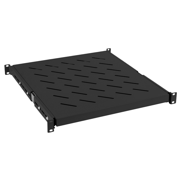 Полка 19" Cabeus JE05-800-BK, выдвижная, глубина 800 мм, черный