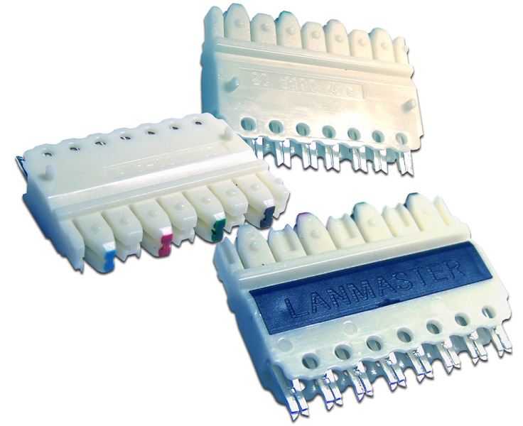 Блок соединительный Lanmaster LAN-S110C-4, 4 пары, IDC 110