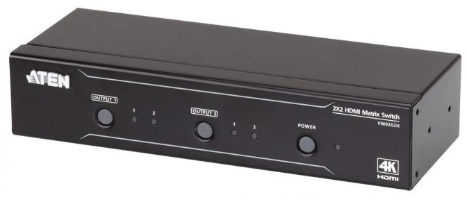 Матричный переключатель Aten VM0202H-AT-G, HDMI, 2×2, 4K