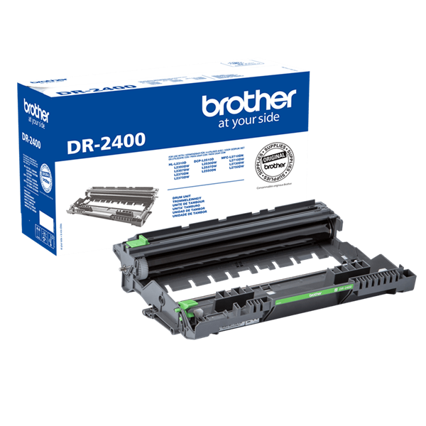 Фотобарабан Brother DR-2400, для MFC/DCP/HL, черный, 12000 стр