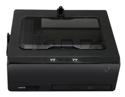 Корпус ПК Powerman 6117414, Slim ATX, 200 Вт, Black