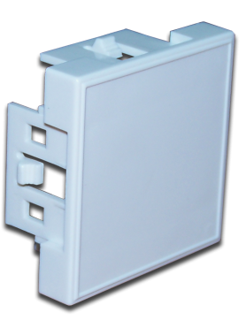 Заглушка Lanmaster LAN-SIP-23B-WH, Keystone 45×45 мм, белая