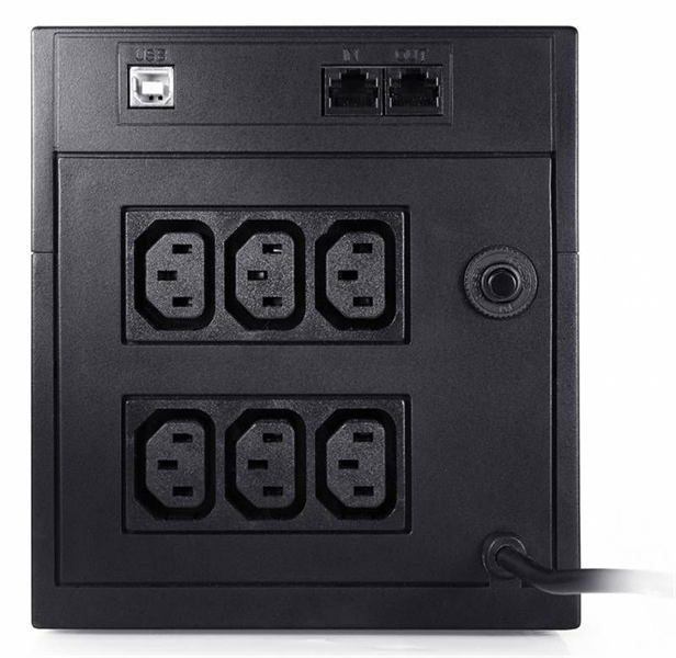 ИБП POWERCOM Raptor RPT-2000AP-NC2, линейно-интерактивный, 2000 ВА/1200 Вт, 6×IEC C13